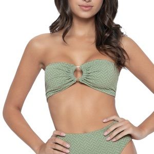 PQ Swim Aquarius Ring Bandeau Bikini Top